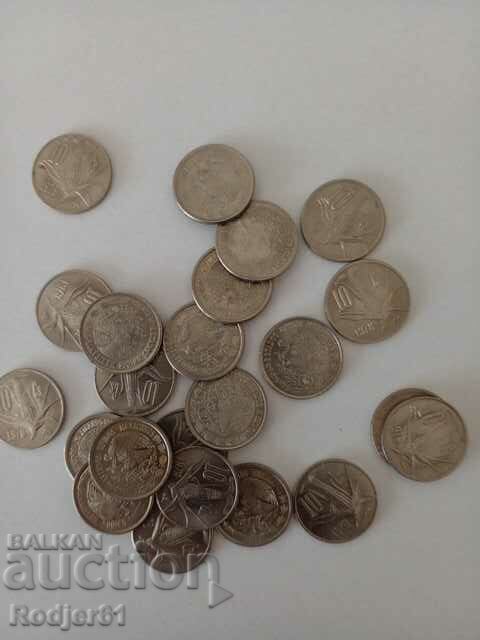 Auction 1978 - 10 centavos Mexico 23 pcs Auction 1978 - 10 centavos Mexico 23 pcs