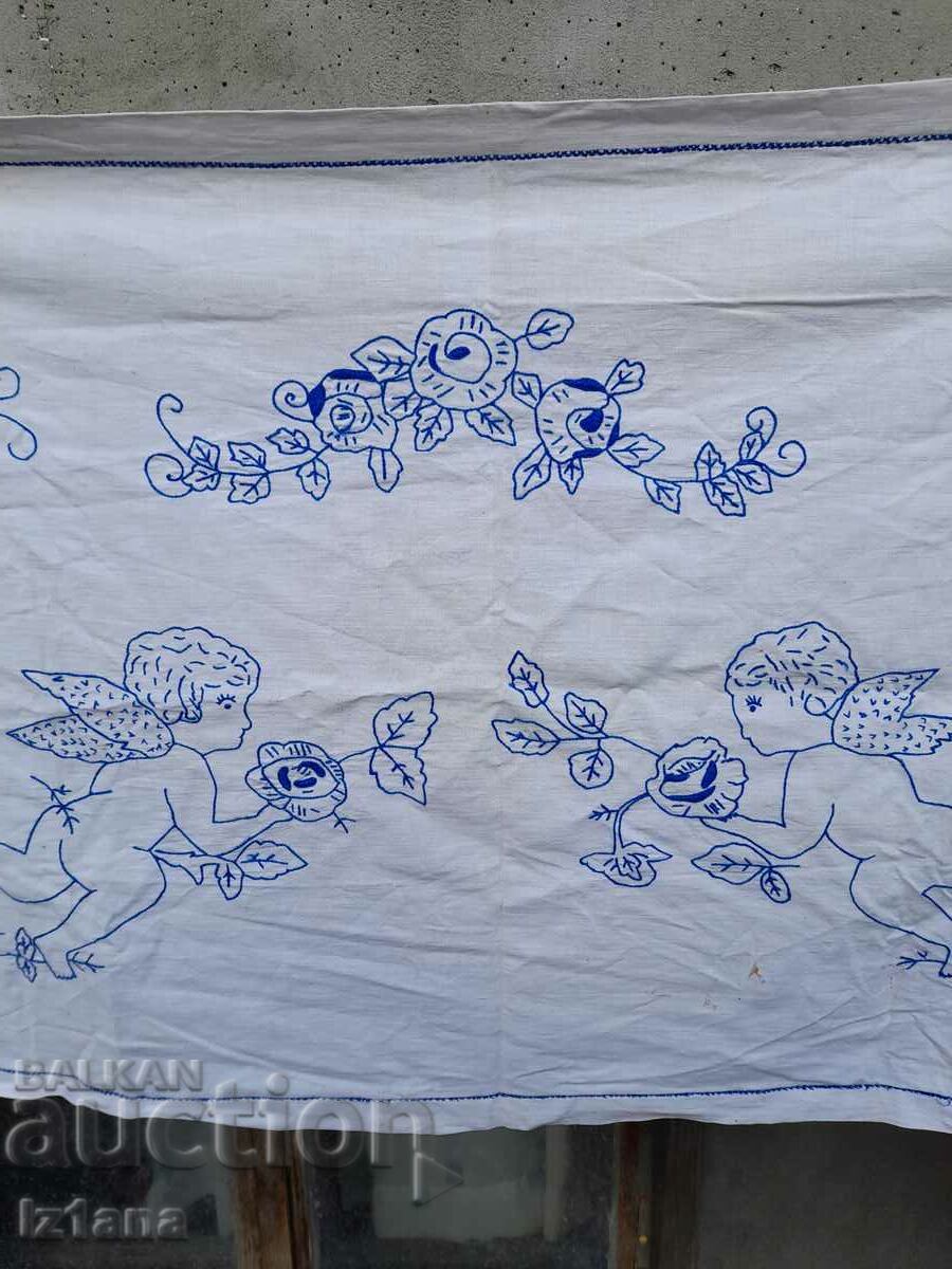 Delivery of Antique embroidered carpet, wall covering Delivery of Antique embroidered carpet, wall covering