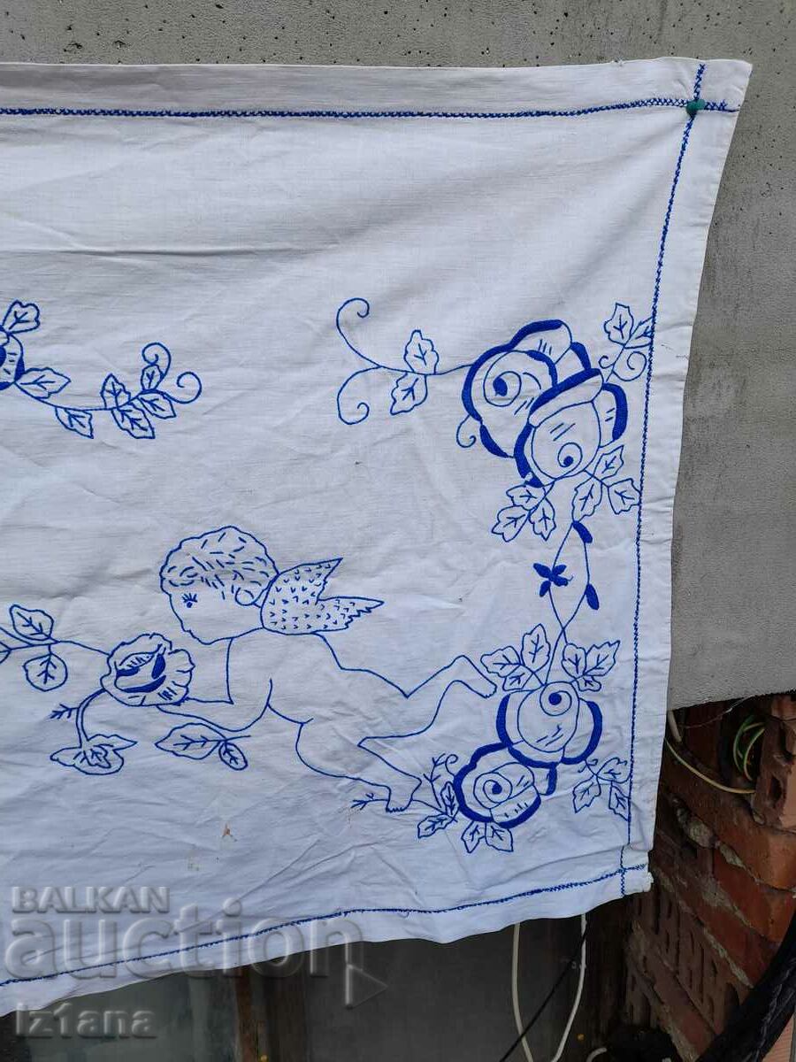 Antique embroidered carpet, wall covering - 5 Antique embroidered carpet, wall covering - 5