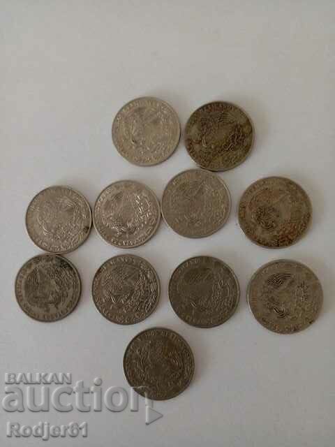 Auction 1975 - 20 centavos Mexico 11 pcs Auction 1975 - 20 centavos Mexico 11 pcs