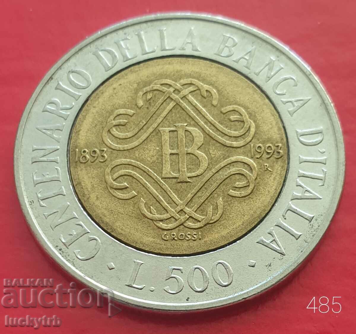 500 Lire 1993 - Italia - Banca Nationala a Italiei