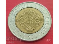 500 Lire 1993 - Italy - National Bank of Italy