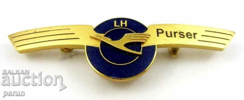 LUFTHANSA-Aviation-Pilot-Stewardess Badge