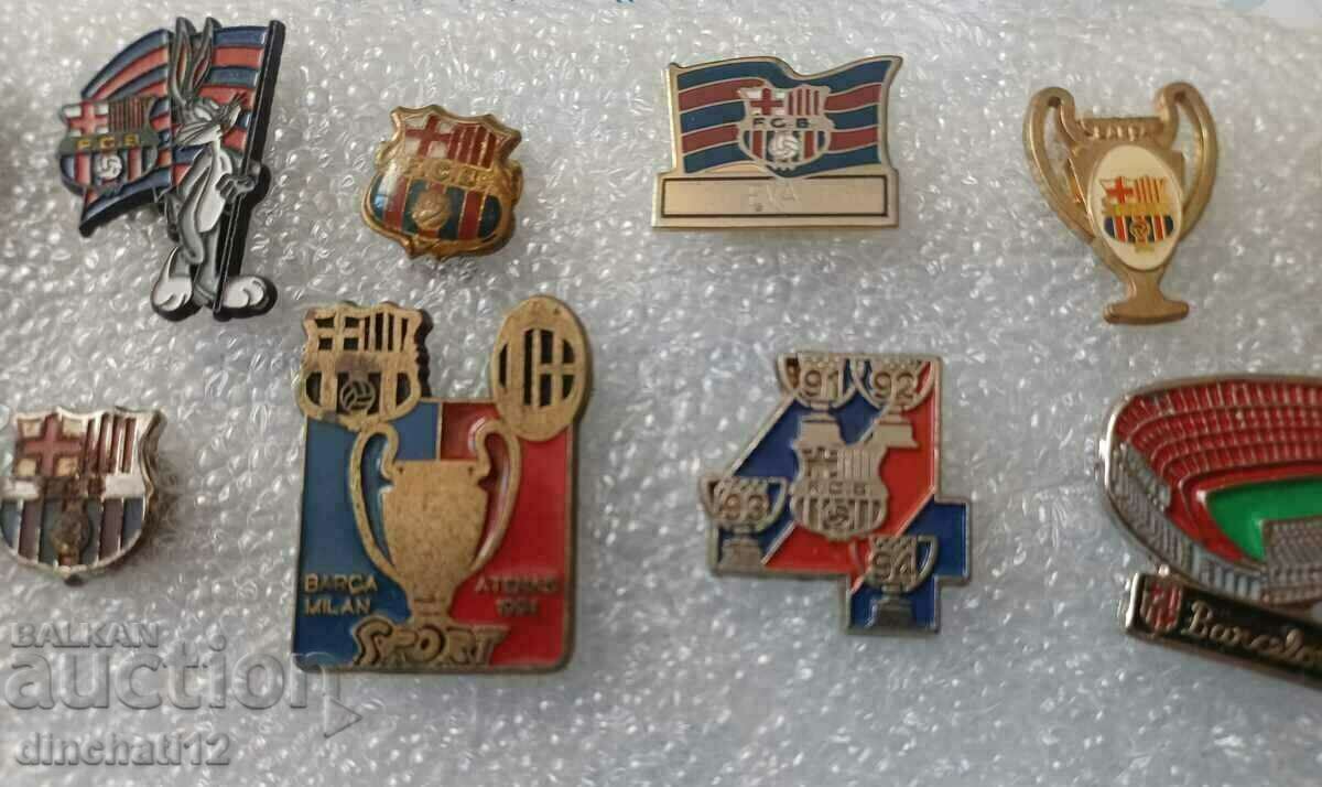 Auction Badge collection. Barcelona Stoichkov Spain Football Auction Badge collection. Barcelona Stoichkov Spain Football