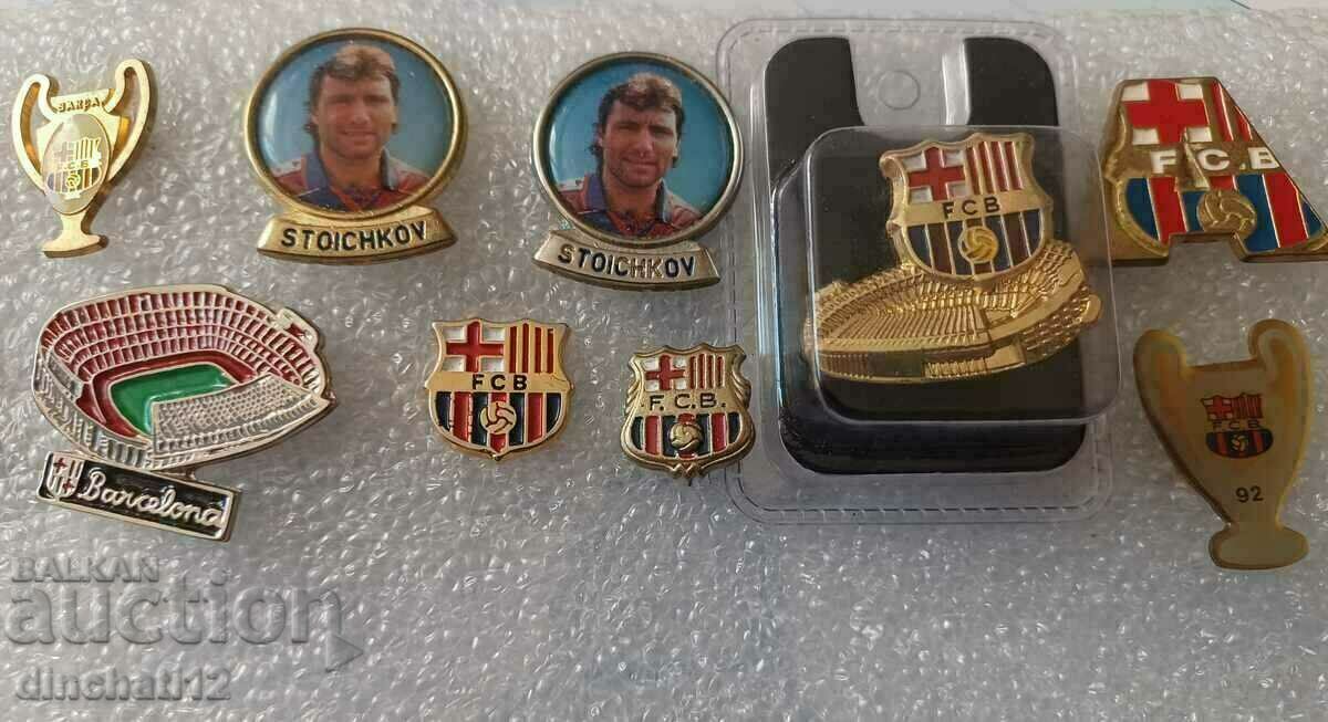 Delivery of Badge collection. Barcelona Stoichkov Spain Football Delivery of Badge collection. Barcelona Stoichkov Spain Football