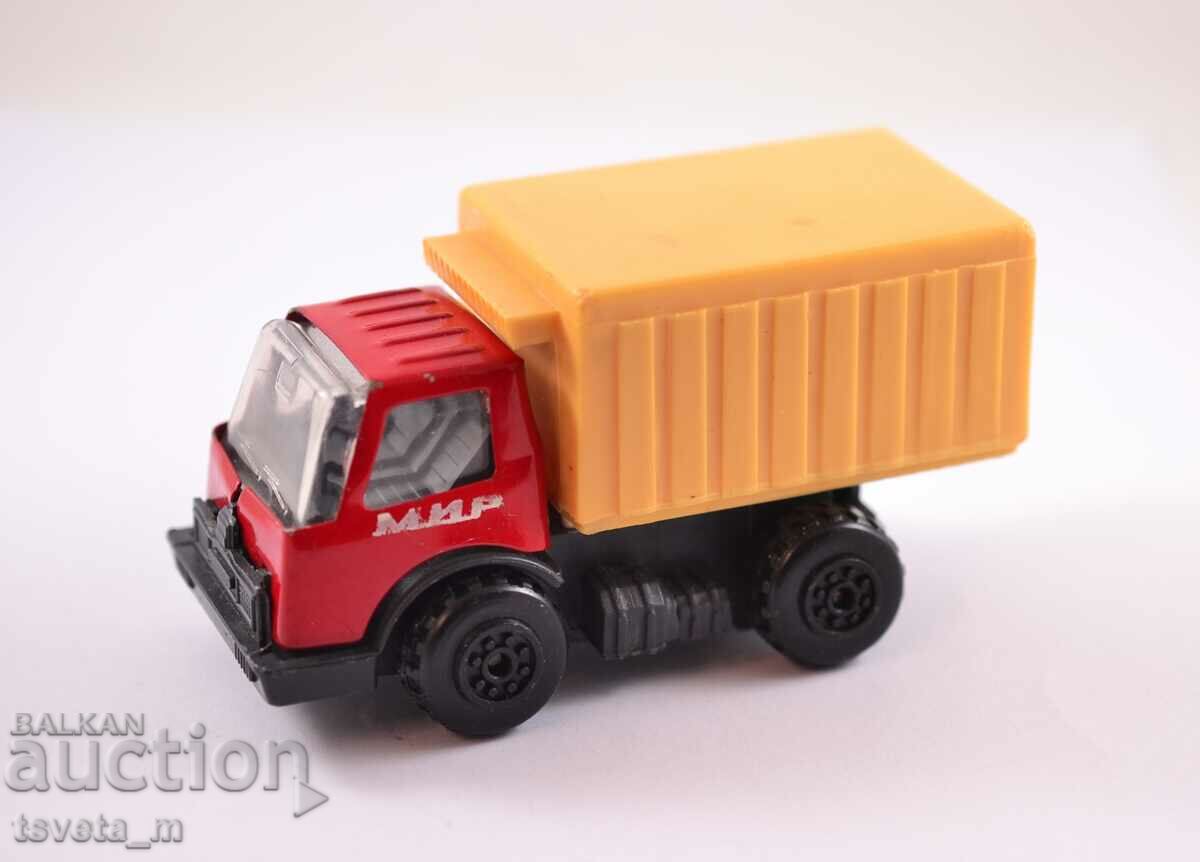 Truck metal and plastic MIR, children's toys social