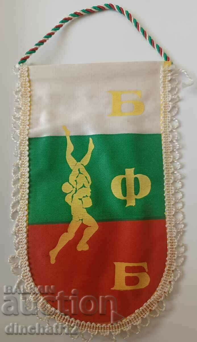 Παλαιά πλακέτα σημαίας και σήμα BBF. Βουλγαρική Ομοσπονδία Πάλης με τιμή 20.00 BGN | € 10.23 Παλαιά πλακέτα σημαίας και σήμα BBF. Βουλγαρική Ομοσπονδία Πάλης με τιμή 20.00 BGN | € 10.23
