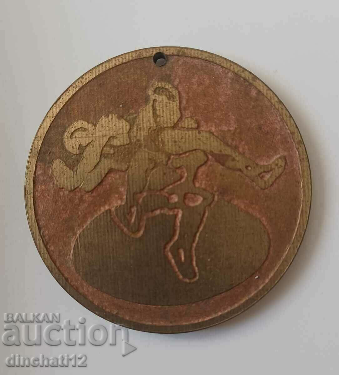 Δημοπρασία Παλαιά πλακέτα σημαίας και σήμα BBF. Βουλγαρική Ομοσπονδία Πάλης Δημοπρασία Παλαιά πλακέτα σημαίας και σήμα BBF. Βουλγαρική Ομοσπονδία Πάλης