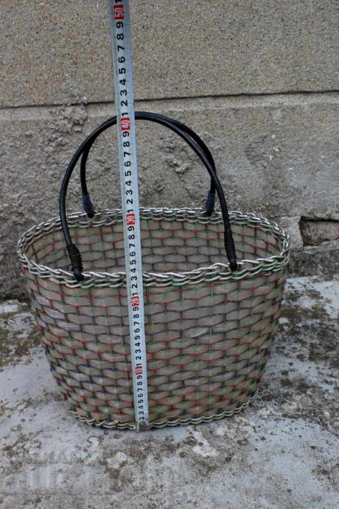 SOCIALIST PLASTIC WOVEN SHOPPING BAG BASKET with price € 12.00 | 23.47 BGN