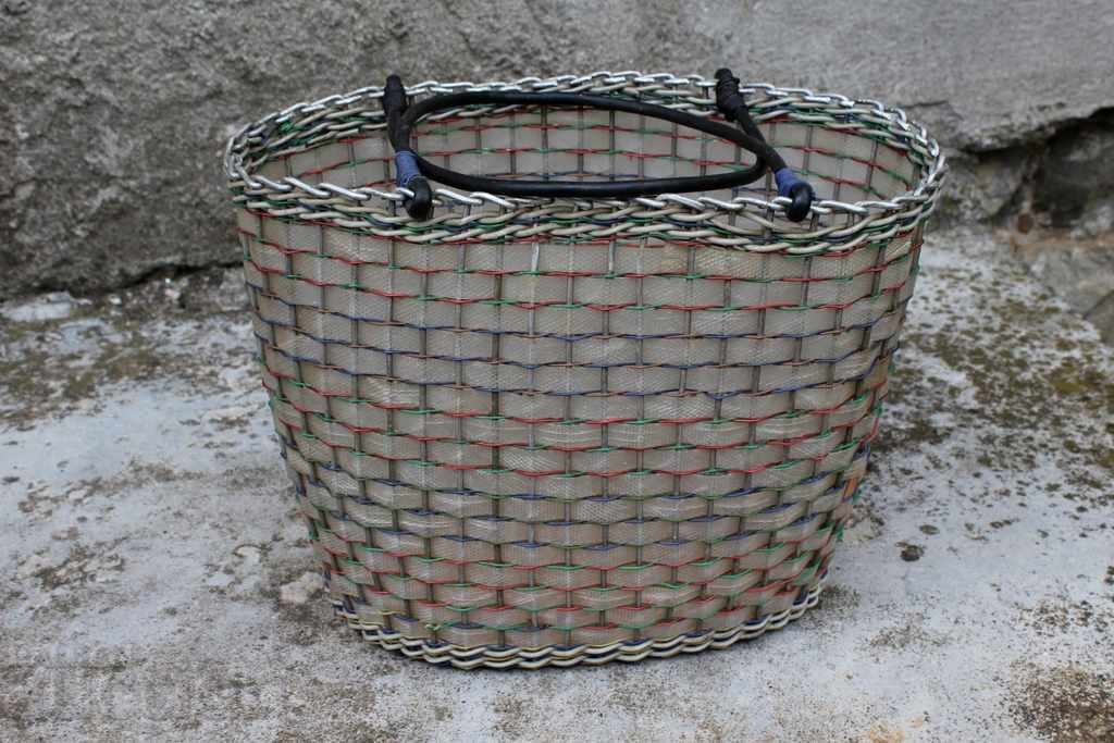 SOCIALIST PLASTIC WOVEN SHOPPING BAG BASKET - 5