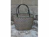 , SOC PLASTIC KNITTED SHOPPING BAG BASKET