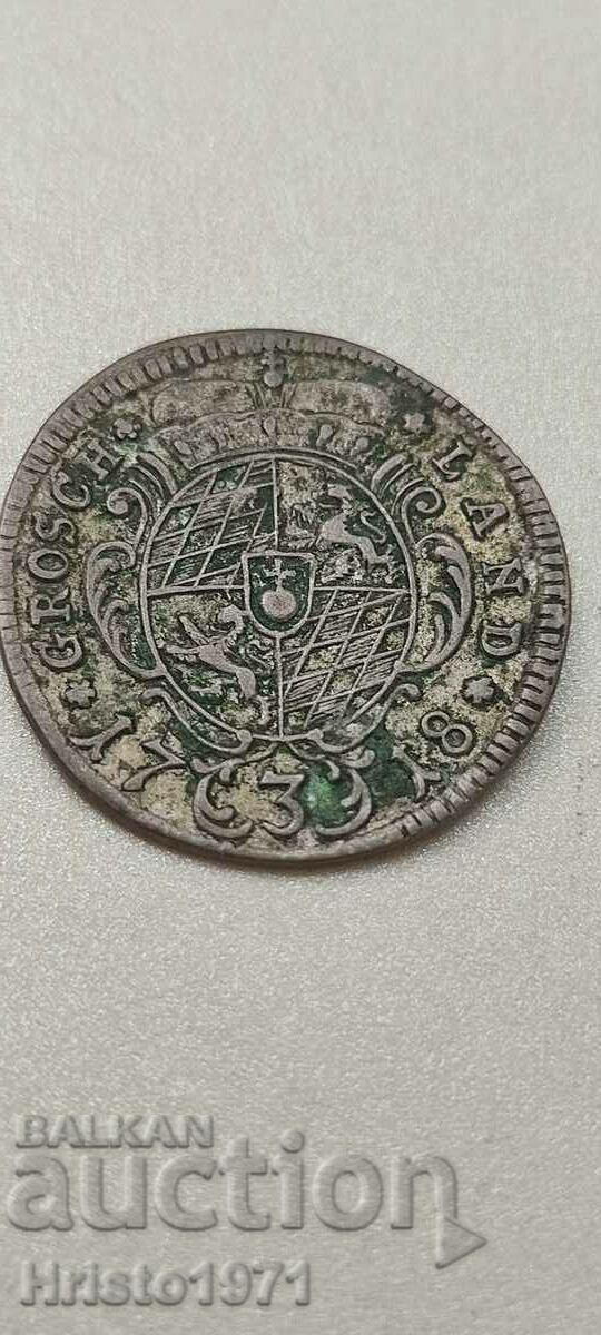 3 Kreuzer 1718 Bavaria with price 80.00 BGN | € 40.90 3 Kreuzer 1718 Bavaria with price 80.00 BGN | € 40.90