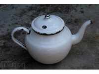 , SOC ENAMEL KETTLE FOR DECORATION VASE POT DISH