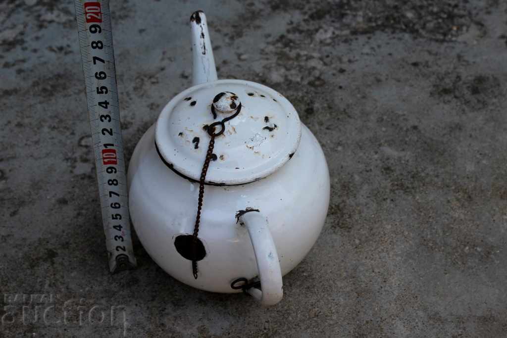 Auction , SOC ENAMEL KETTLE FOR DECORATION VASE POT DISH Auction , SOC ENAMEL KETTLE FOR DECORATION VASE POT DISH