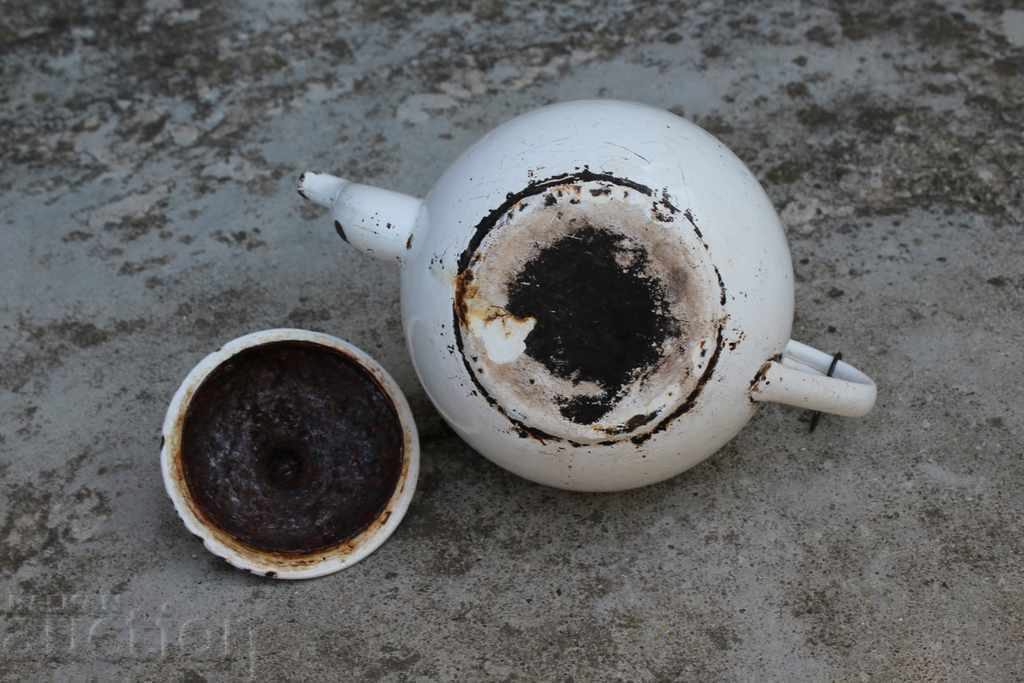 , SOC ENAMEL KETTLE FOR DECORATION VASE POT DISH - 6 , SOC ENAMEL KETTLE FOR DECORATION VASE POT DISH - 6