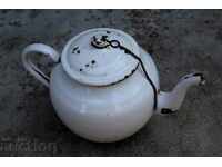 , SOC ENAMEL KETTLE FOR DECORATION VASE POT DISH