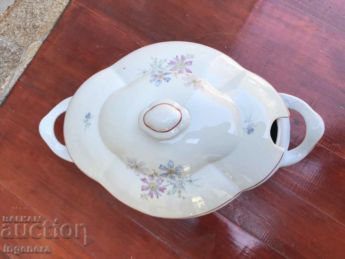 PORCELAIN SOUP DISH BULGARIA - 6 PORCELAIN SOUP DISH BULGARIA - 6