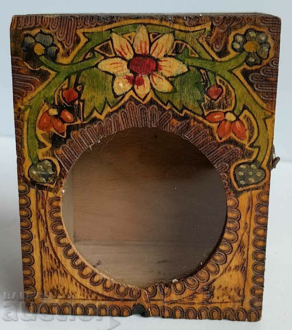 . 1930s KINGDOM OF BULGARIA UNUSED BOX PLATE ALARM CLOCK