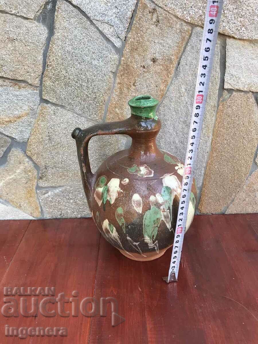 OLD CERAMIC POT BARDUK -3 LITERS - No. 2 with price 85.00 BGN | € 43.46 OLD CERAMIC POT BARDUK -3 LITERS - No. 2 with price 85.00 BGN | € 43.46