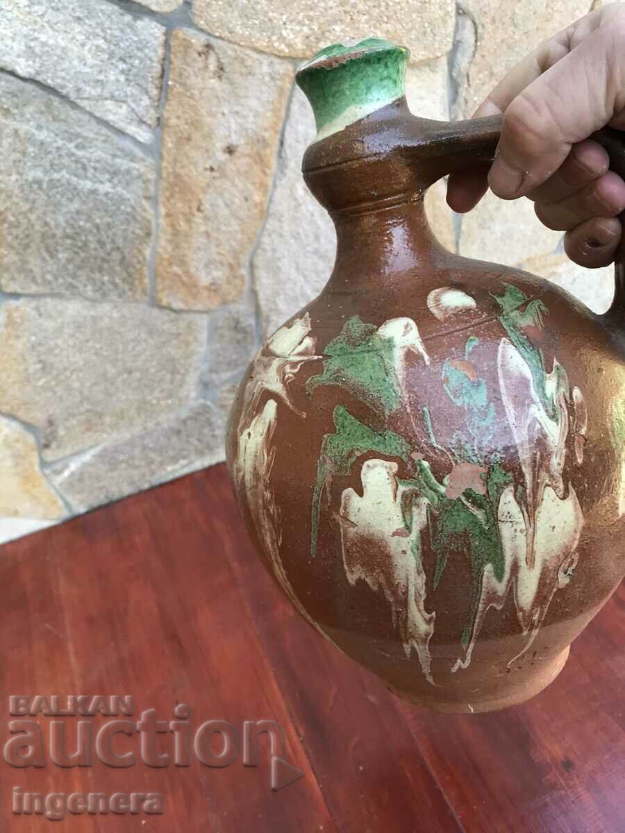 Delivery of OLD CERAMIC POT BARDUK -3 LITERS - No. 2 Delivery of OLD CERAMIC POT BARDUK -3 LITERS - No. 2