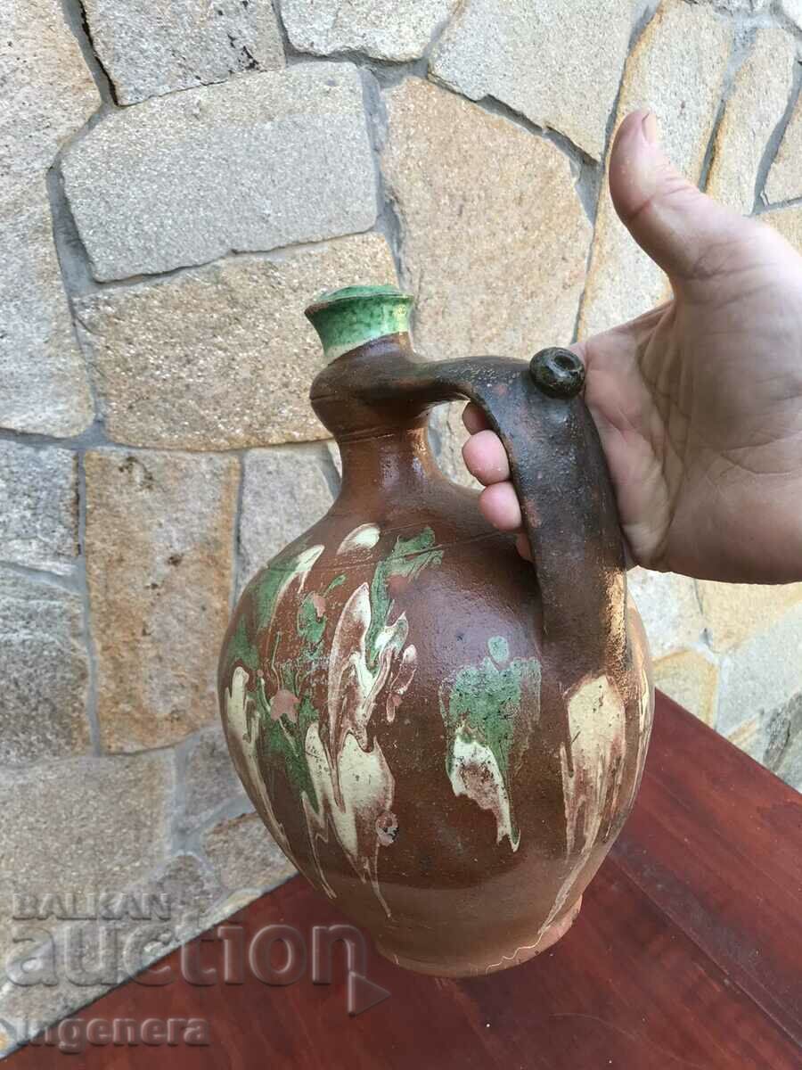OLD CERAMIC POT BARDUK -3 LITERS - No. 2 - 5 OLD CERAMIC POT BARDUK -3 LITERS - No. 2 - 5