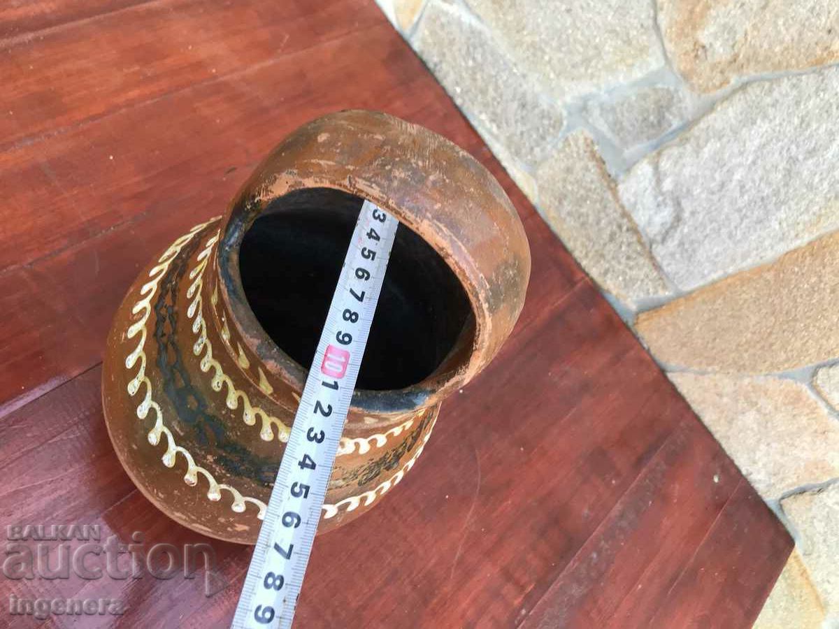 OLD POTTERY HAND HANDLE- No. 4 - 5 OLD POTTERY HAND HANDLE- No. 4 - 5