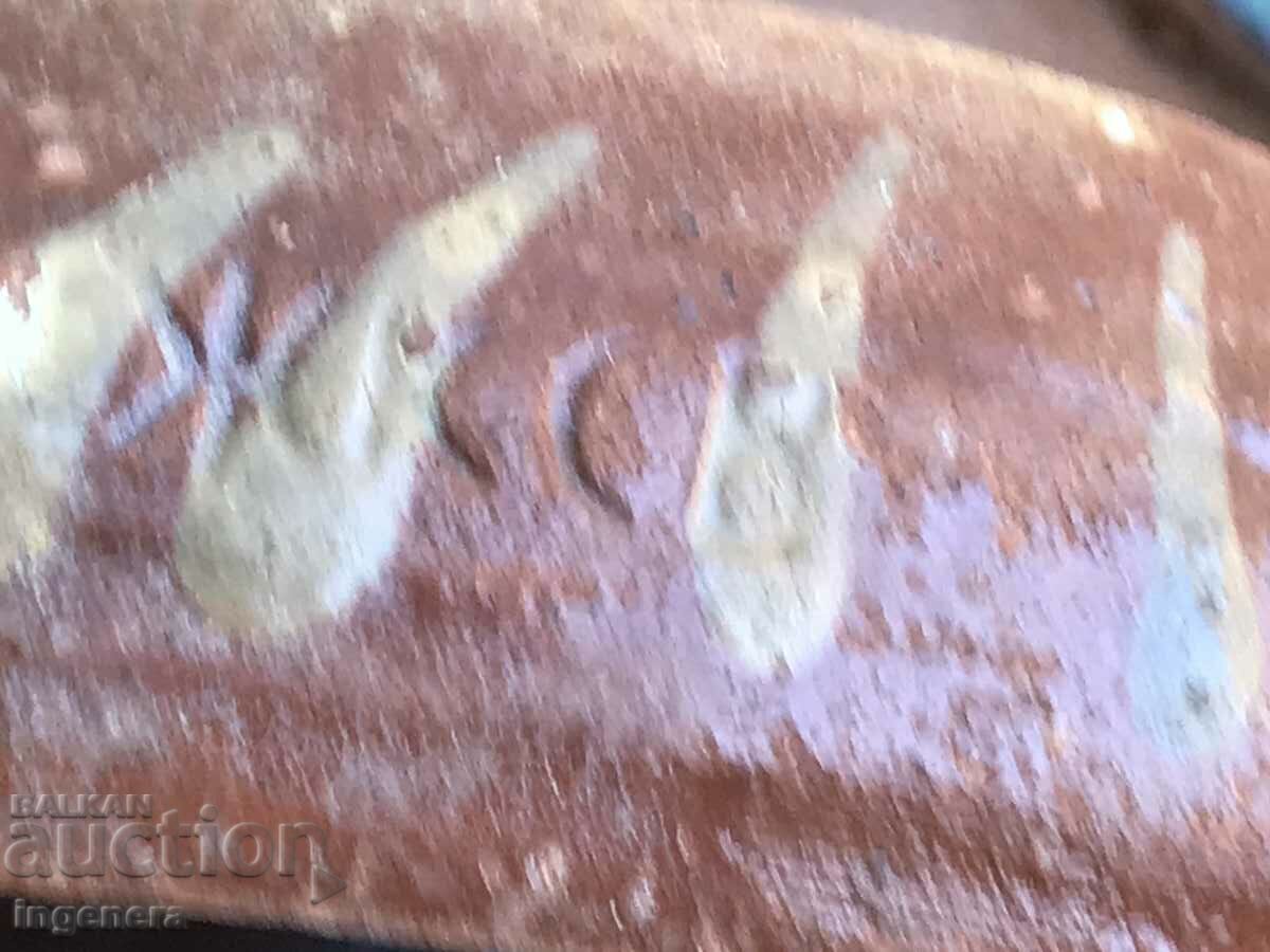 OLD CERAMIC HAND HANDLE- No. -7 - 5 OLD CERAMIC HAND HANDLE- No. -7 - 5