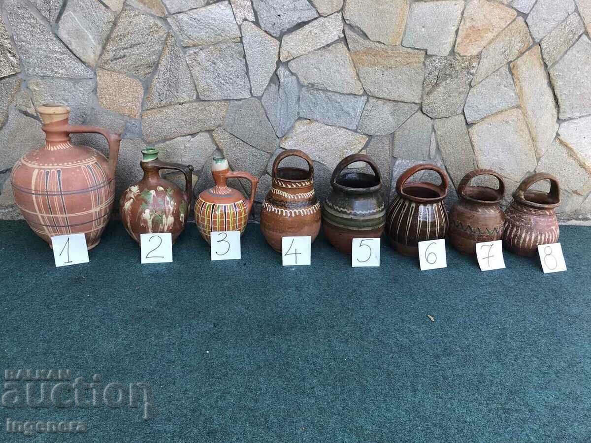 OLD CERAMIC HANDLE HANDLE- # - 8 - 7 OLD CERAMIC HANDLE HANDLE- # - 8 - 7