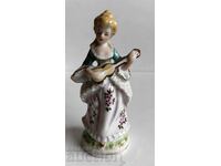 VIOLIN VIOLIN MARKED PORCELAIN FIGURE STATUETTE HEALTH