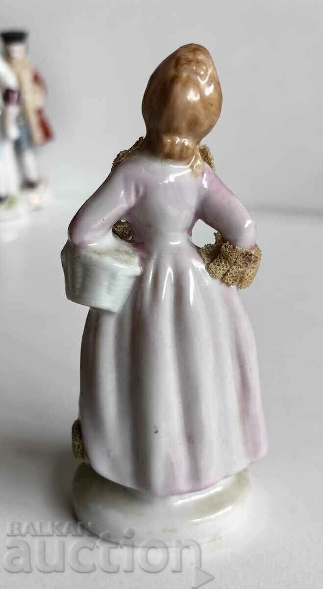 Auction .WOMAN WITH BASKET MARKED PORCELAIN FIGURE STATUETTE HEALTH Auction .WOMAN WITH BASKET MARKED PORCELAIN FIGURE STATUETTE HEALTH