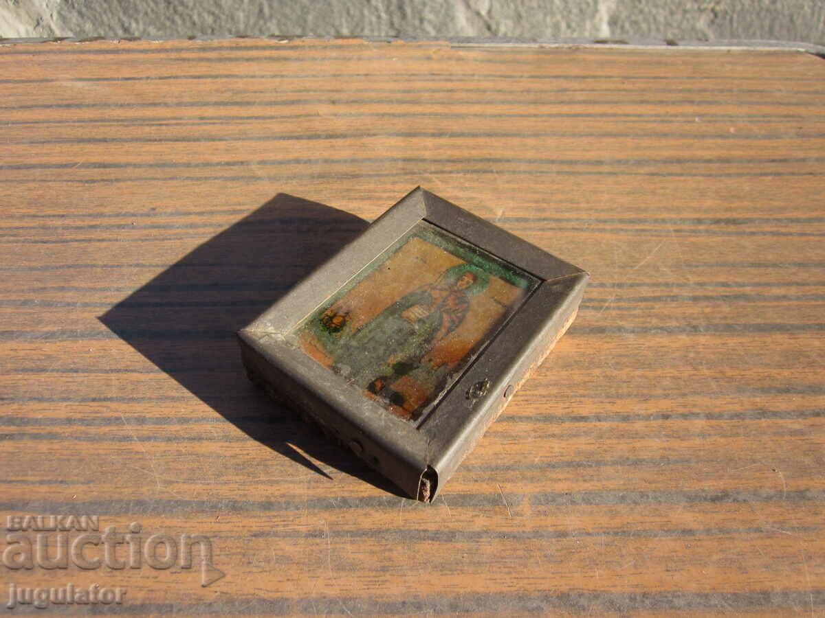 Auction  Saint Paraskeva antique small household icon with hardware