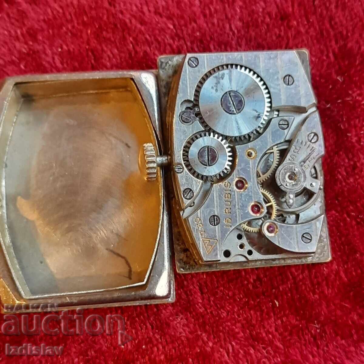 Vintage Swiss Art Deco wristwatch - 5