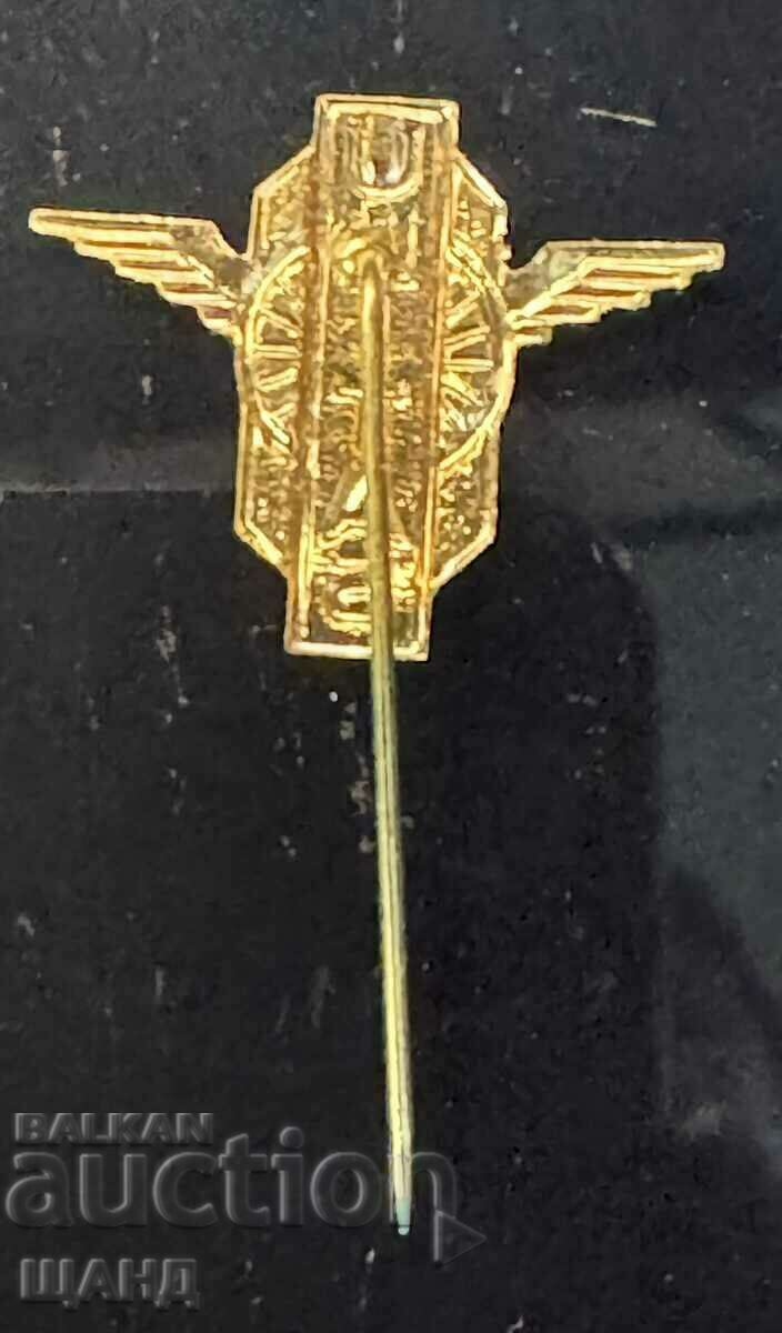 UNITAS Old Watchmaking badge clock machine watchmaker with price 5.00 BGN | € 2.56