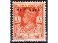 GB/Burma-1945-KGVI-Regular with Adm.'"Military Administration,MLH