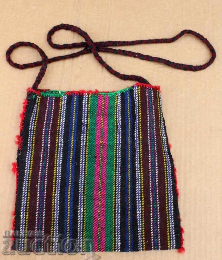 . AUTHENTIC HANDWOVEN BAG BAG WEAR ETHNO CRANE