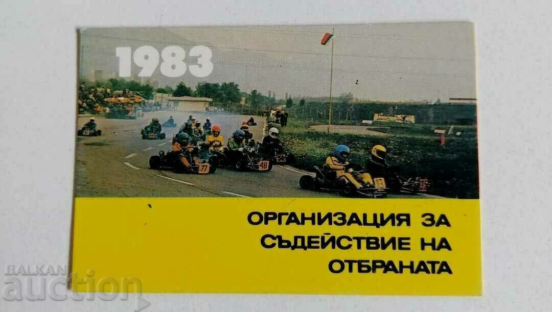 . 1983 OSO KARTING SOC CALENDAR CALENDAR SOCA