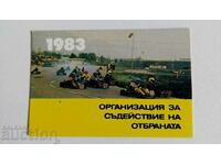 . 1983 OSO KARTING SOC CALENDAR CALENDAR SOCA