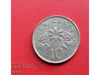 Singapore-10 cents 2007