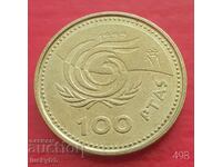 100 Pesetas 1999 - Spain - Year of the Elderly