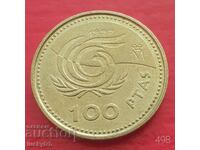 100 Pesetas 1999 - Spain - Year of the Elderly