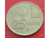 25 pesetas 1980 "82" - Spania