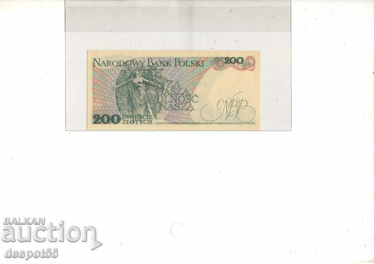 1988. Poland. 200 PLN - UNC. with price 3.00 BGN | € 1.53 1988. Poland. 200 PLN - UNC. with price 3.00 BGN | € 1.53