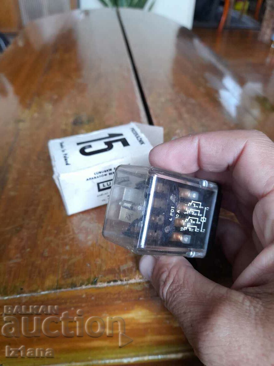 Old Przekaznik R15 4PDT 10A relay - 5 Old Przekaznik R15 4PDT 10A relay - 5