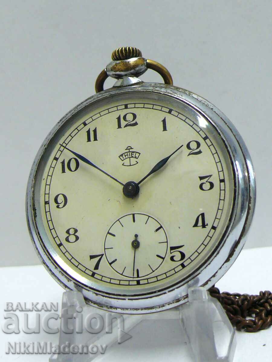 From 1 st. THIEL pocket watch working BZC!