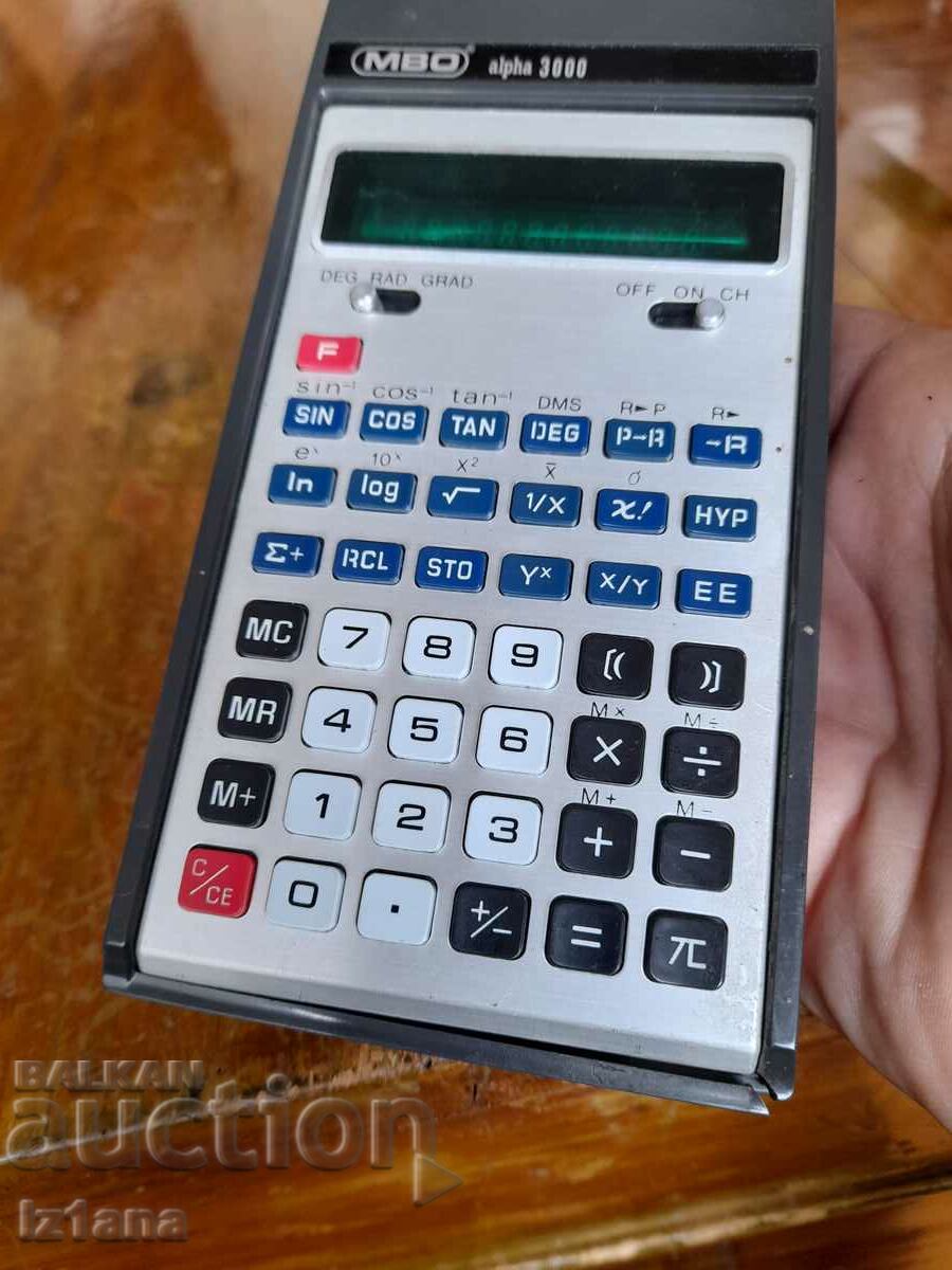 Auction Old calculator MBO alfa 3000 Auction Old calculator MBO alfa 3000