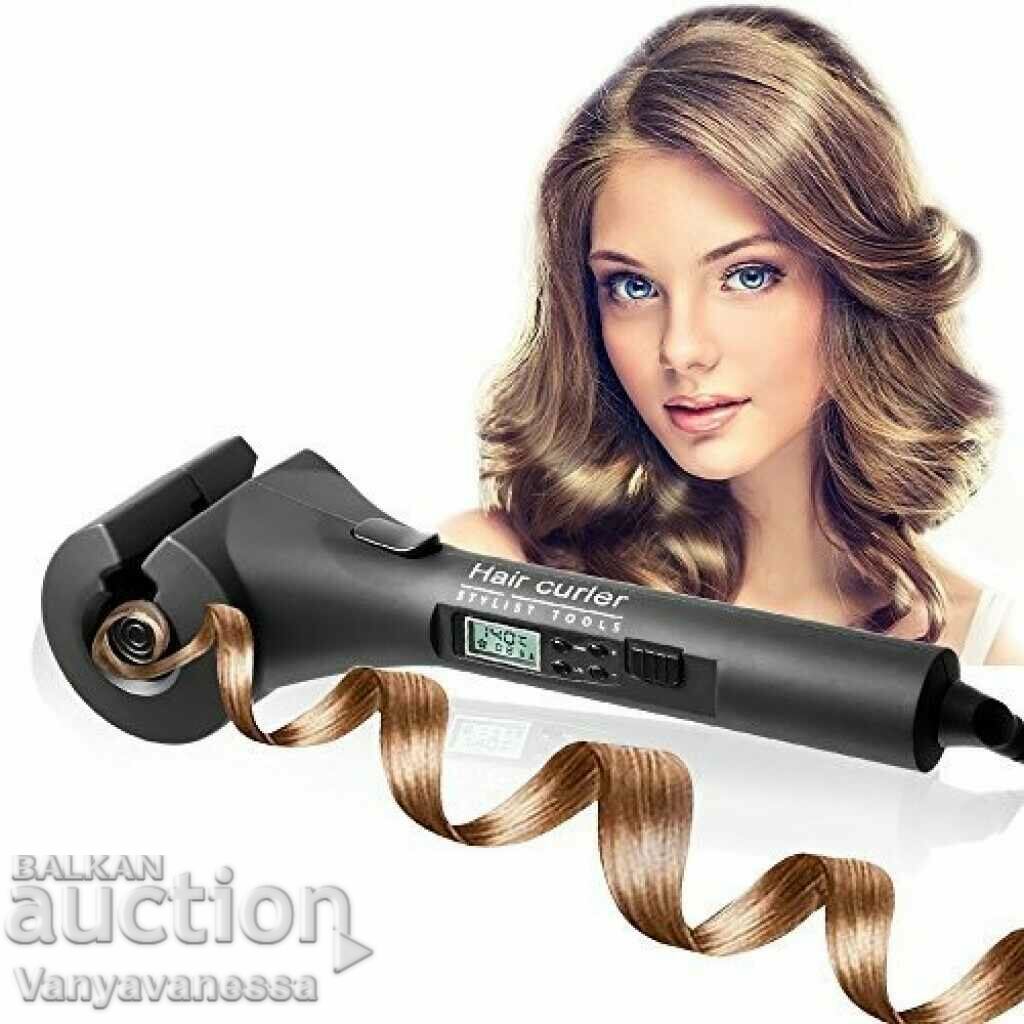 High-tech ceramic hair curler with LED