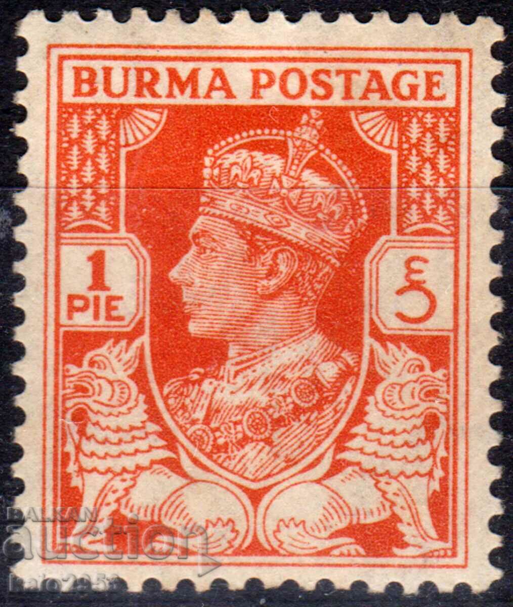 GB/Burma-1938-KGVI-Regular ,MLH