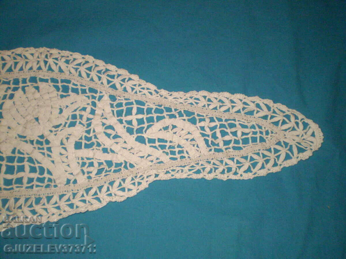 19th century crocheted tablecloth tea towel with price 69.00 BGN | € 35.28 19th century crocheted tablecloth tea towel with price 69.00 BGN | € 35.28
