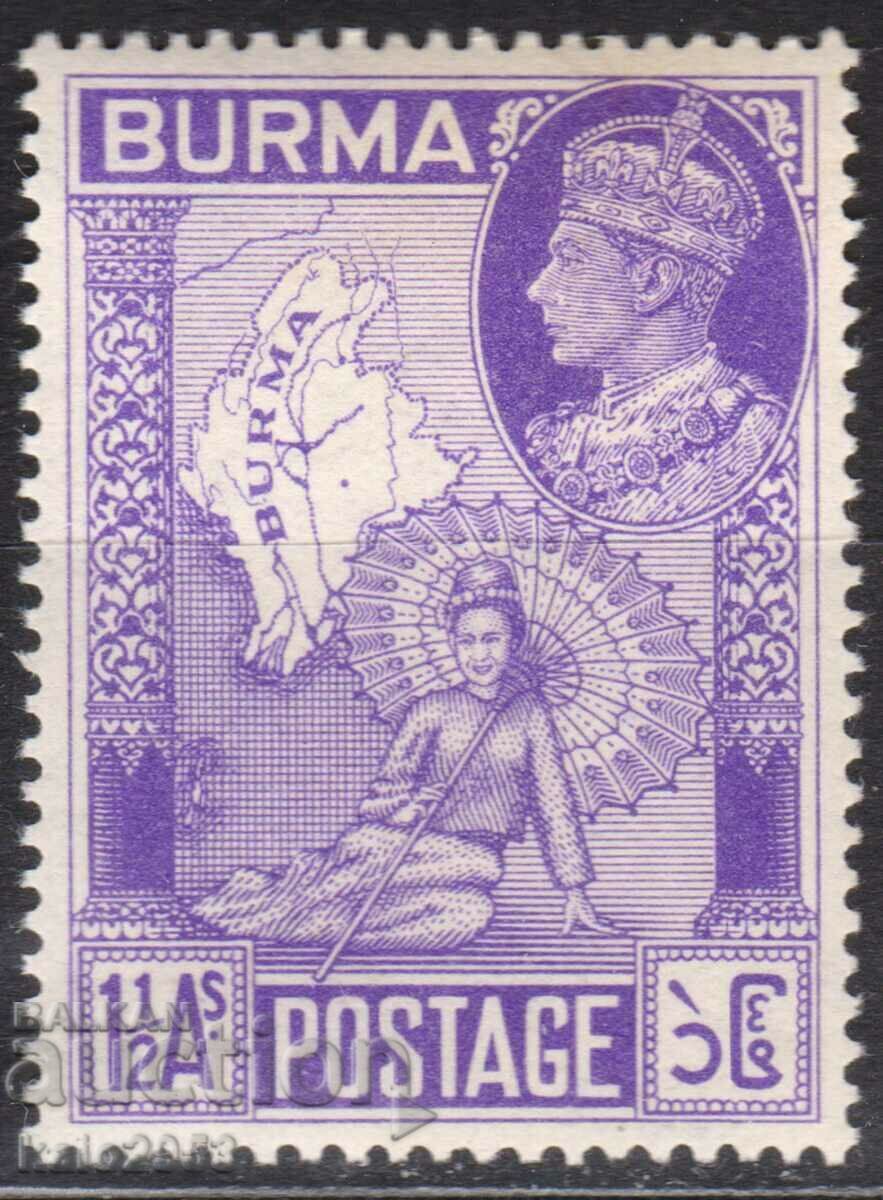 GB/Burma-1946-KGVI-WWII Victory,MLH