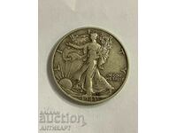 USA half dollar silver coin 1943